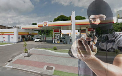 Dupla pratica assalto em Posto de Combustível em Santa Bárbara do Tugúrio
