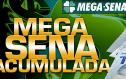 Mega-Sena acumulou e pode pagar R$ 77 milhões na quarta-feira