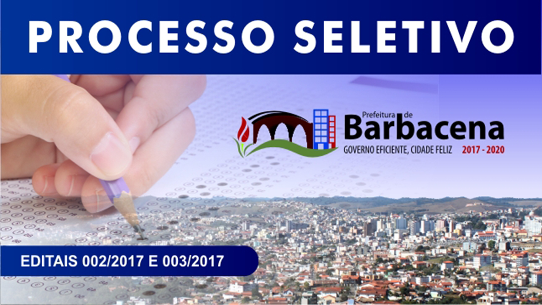 Prefeitura de Barbacena divulga gabarito preliminar dos Processos Seletivos