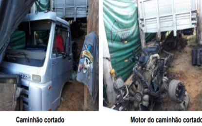 Polícia Militar “estoura” desmanche clandestino de veículos produto de crime e recupera carga de porcelanato furtada/Veja Mais