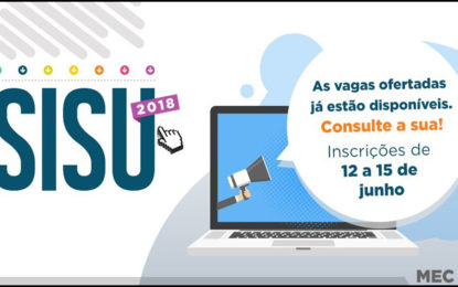 Candidatos ao Sisu do segundo semestre podem fazer inscrições até a próxima sexta-feira (15/06).