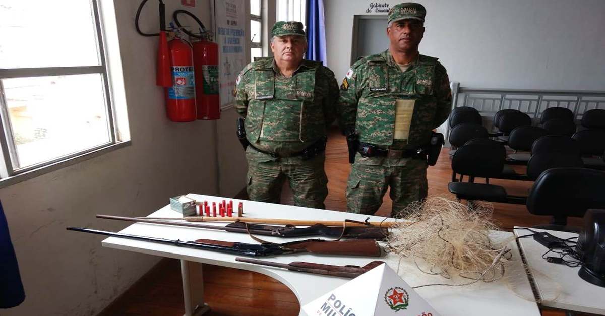 Polícia Militar do Meio Ambiente apreende 3 armas de fogo em Alto  Rio Doce-MG