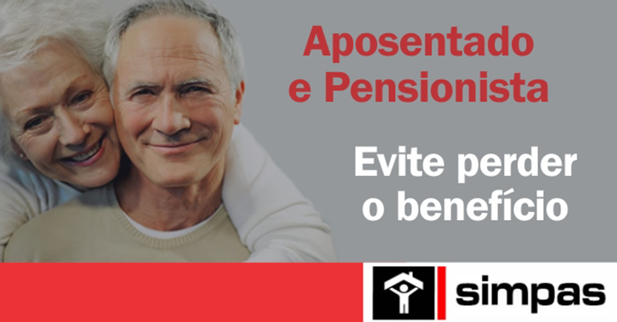 SIMPAS convoca aposentados e pensionistas para recadastramento (prova de vida).