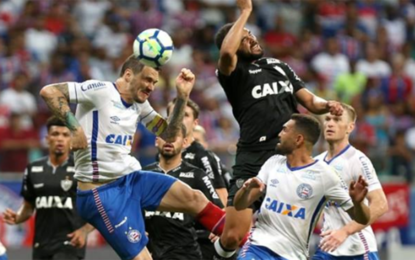 Bahia e Atlético empatam e colocam Santos na zona de rebaixamento