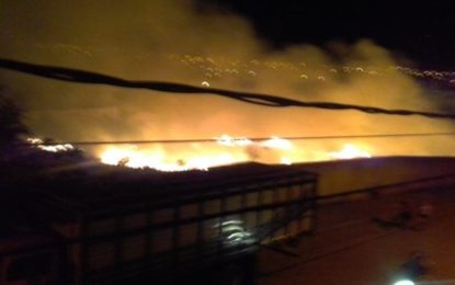 Escola da rede estadual teve 6 mil metros quadrados atingidos por incêndio em Salinas