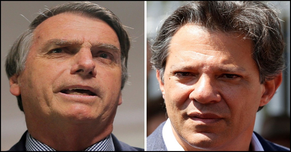 Bolsonaro registra 46% dos votos e Haddad 29%; segundo turno será no próximo dia 28