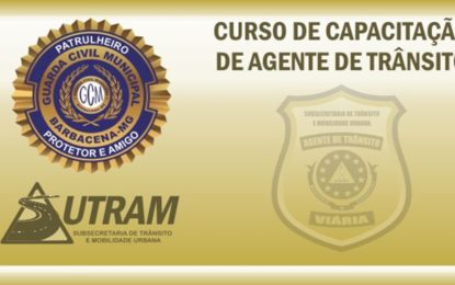 Guarda Civil Municipal participa de curso de capacitação de Agente de Trânsito