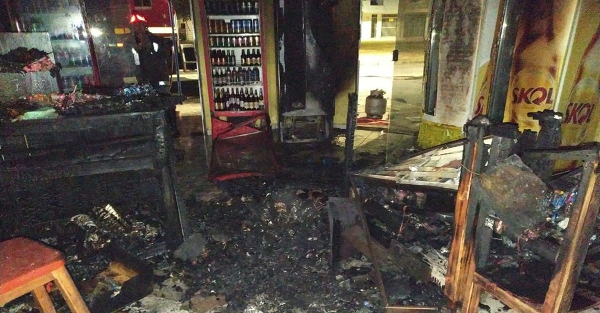 PM desconfia que incêndio em bar tenha sido criminoso no Vale do Aço