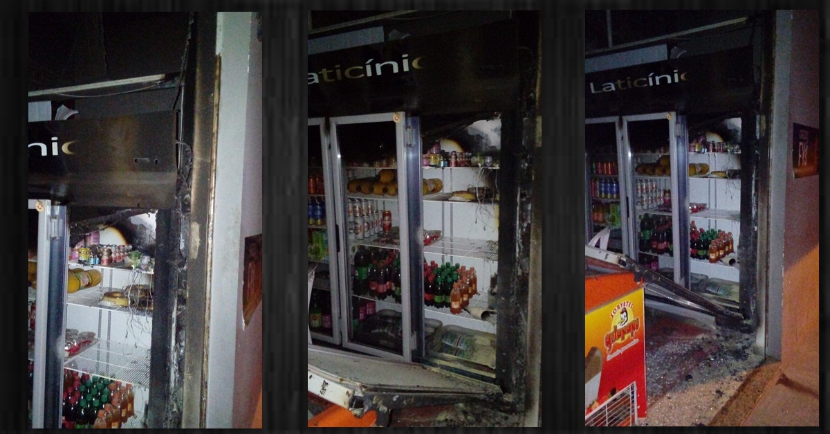 Incêndio atinge padaria na Rua Sargento Dionísio de Souza no bairro Grogotó em Barbacena