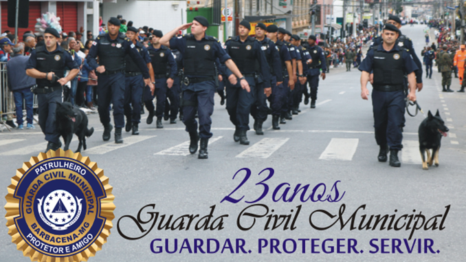 Guarda Civil Municipal de Barbacena celebra 23 anos de fundação