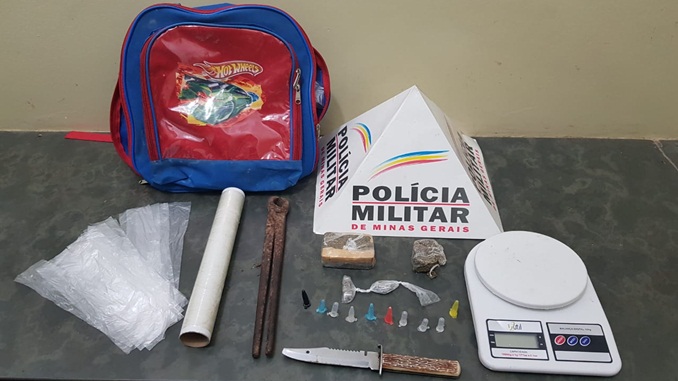 Polícia Militar prende autores de tráfico de drogas no bairro Carijós em Conselheiro Lafaiete
