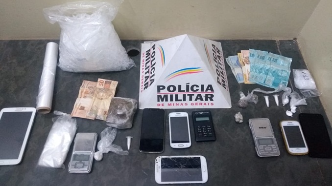Polícia Militar prende autores de tráfico de drogas em Conselheiro Lafaiete