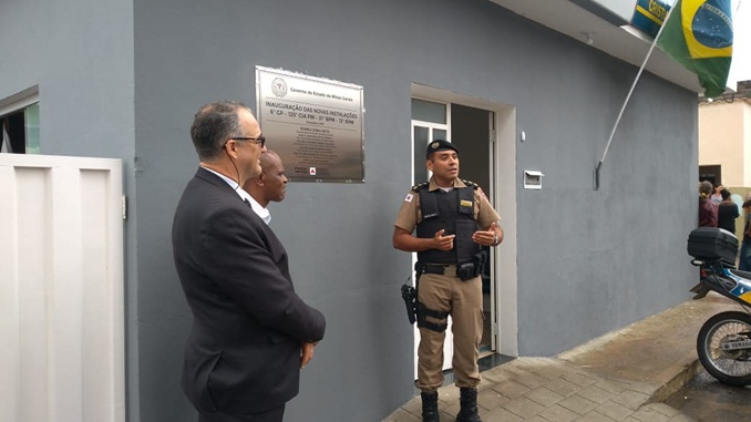 Polícia Militar em parceria com a prefeitura de Cristiano Otoni inaugura nova sede do destacamento