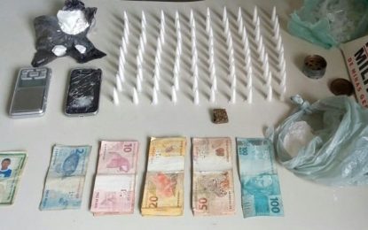 Polícia Militar prende autores de tráfico de drogas em Entre Rios de Minas