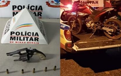 Polícia Militar prende autor de roubo e recupera motocicleta subtraída em Ouro Branco