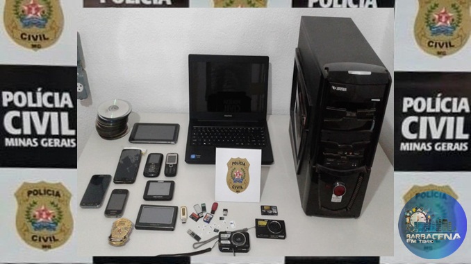Polícia Civil cumpre mandado de busca por crime cibernético, em Conselheiro Lafaiete