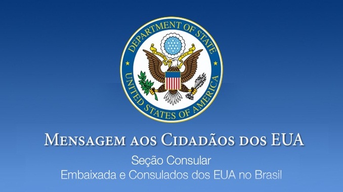 Embaixada dos EUA solicita “retorno imediato” dos americanos que estão no Brasil