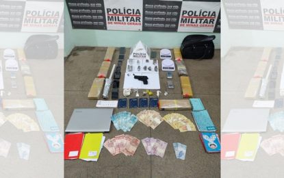 Polícias Civil e Militar prendem suspeito de vender drogas através de aplicativo, em Conselheiro Lafaiete