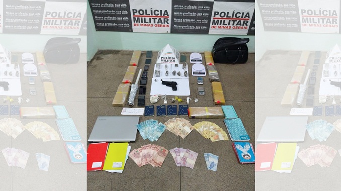 Polícias Civil e Militar prendem suspeito de vender drogas através de aplicativo, em Conselheiro Lafaiete