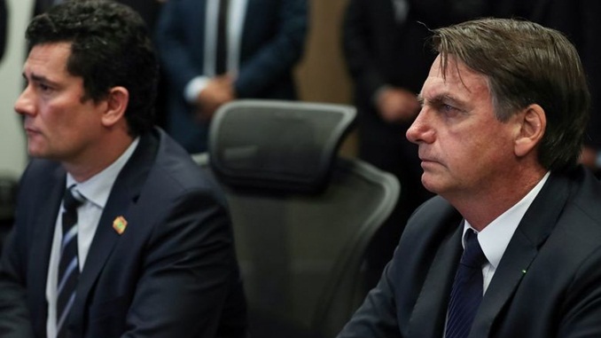 Após pronunciamento de Bolsonaro, embate entre o presidente da República e Sérgio Moro gera repercussão no meio político