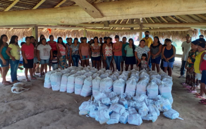 Funai entrega mais de 17 mil cestas básicas a comunidades indígenas