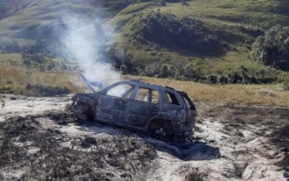 Incêndio em veículo atinge Parque Estadual da Serra do Ouro Branco