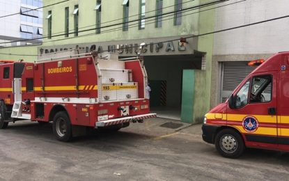 Princípio de incêndio atinge Policlinica de Conselheiro Lafaiete