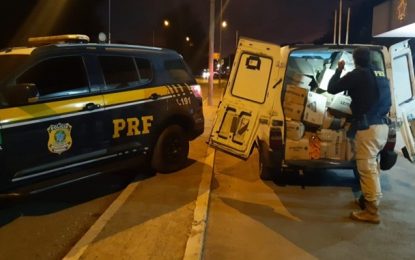PRF detém quadrilha especializada em roubo de cargas, em Caeté (MG)