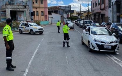 Prefeitura de Barbacena mantém interdição na área Central