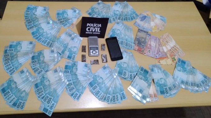 Polícia Civil prende suspeito de tráfico de drogas, em Dores de Campos