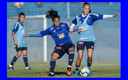 Equipe feminina do Cruzeiro entra em campo neste sábado, no Mineirão