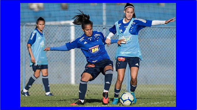 Equipe feminina do Cruzeiro entra em campo neste sábado, no Mineirão