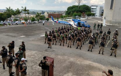 Operação Armagedom da Polícia Militar é realizada em 147 municípios