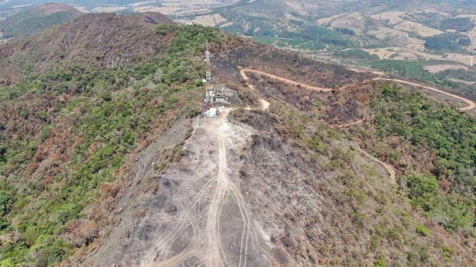 Incêndio florestal em Ibituruna gera multa superior a R$ 3 milhões