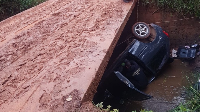 Capotamento de veículo deixa vítimas fatais no distrito de Curral Novo, município de Antônio Carlos