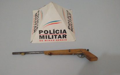 Polícia Militar apreende arma de fogo na zona rural de Cipotânea