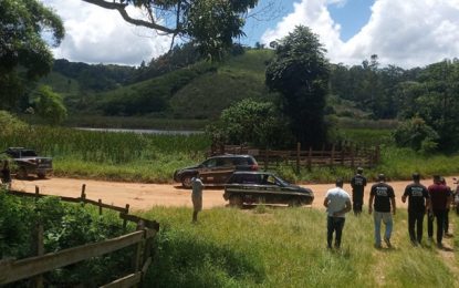 Polícia Civil realiza reconstituição de homicídio ocorrido em Alto Rio Doce