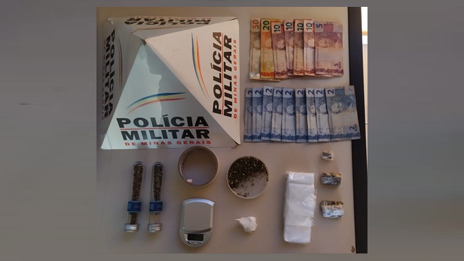 Autores são presos por Tráfico de drogas, em Barbacena