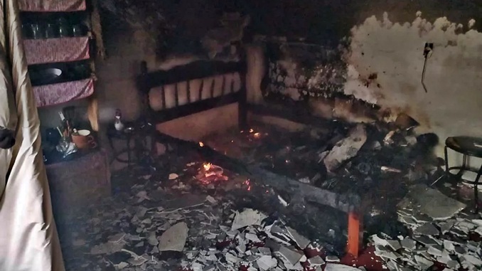 Incêndio destrói parte de casa em Guaranésia