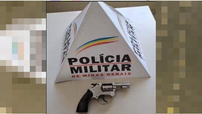 Polícia Militar faz Apreensão de Arma de Fogo, em Correia de Almeida