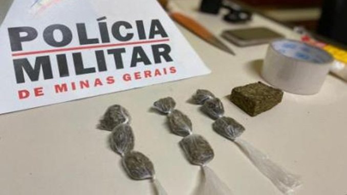 Drogas são apreendidas em apartamento no bairro Grogotó em Barbacena