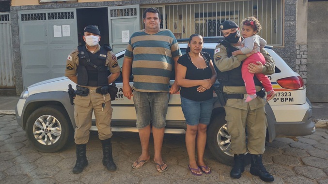Criança engasgada é salva por Policiais Militares em Aracitaba