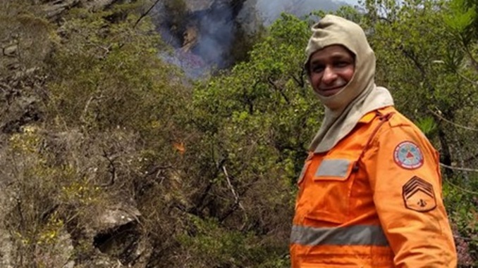 Bombeiro barbacenense morre durante combate a incêndio