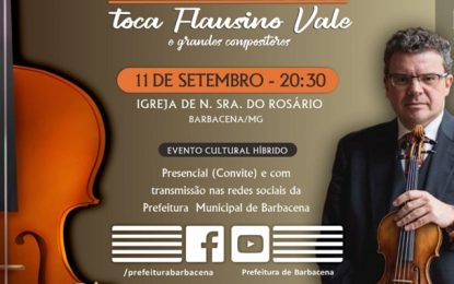 Barbacena receberá o virtuose ítalo-brasileiro Emmanuele Baldini neste sábado (11)