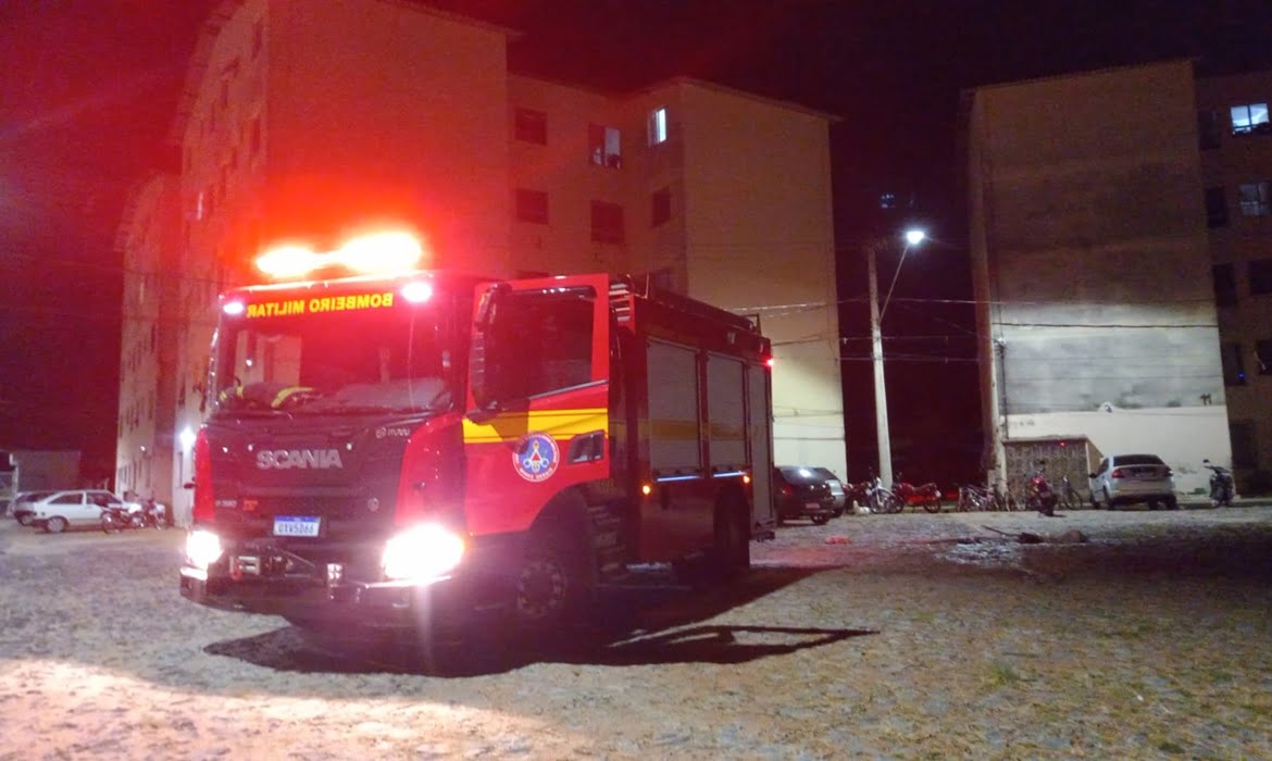 Incêndio atinge apartamento no Sudário em São João del-Rei