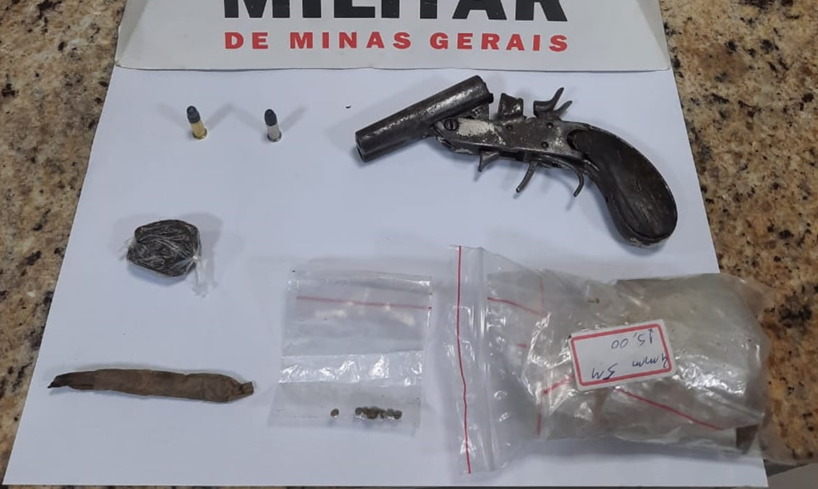Tráfico de drogas, posse ilegal de arma de fogo no Bairro Santa Efigênia