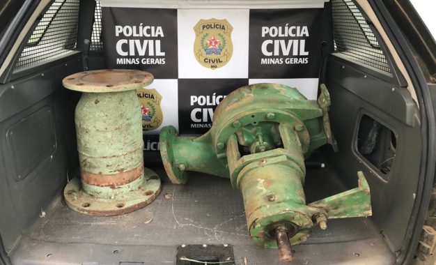 Polícia Civil recupera bomba hidráulica furtada em empresa de reparos de equipamentos