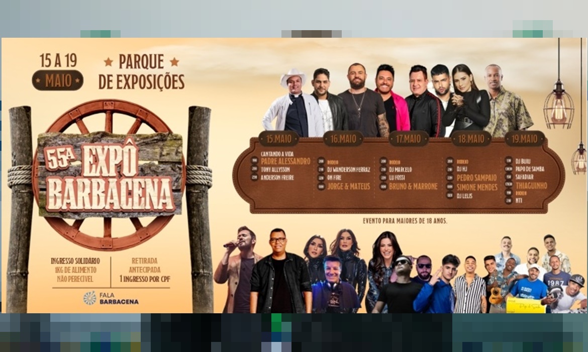 Expô Barbacena reúne os maiores nomes da música brasileira
